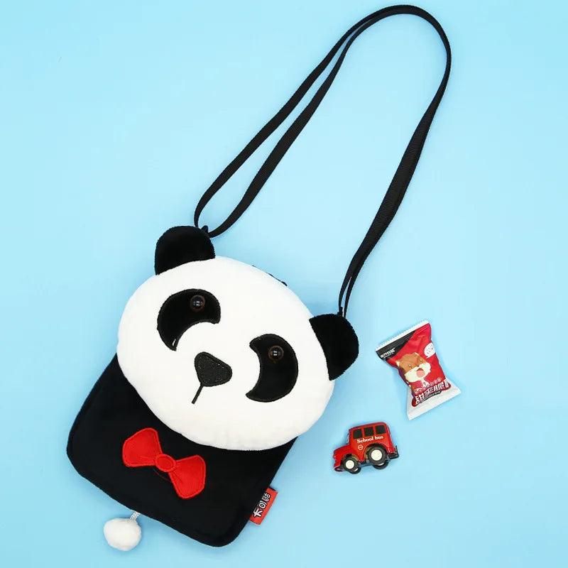 3D Animal Kids Shoulder Bag Soft Mini Messenger Kindergarten Pouch