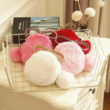 Plush Crossbody Purse for Girls Mini Shoulder Bag