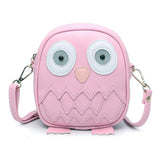 Cartoon Owl Pattern Crossbody Bag for Kids Girls