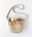 Mini Shoulder Bag Girls Straw Beach Bag