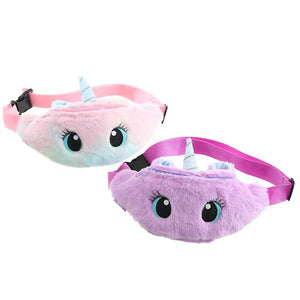 Kids Unicorn Fanny Bag Waist Wallet Phone Chain Hip Pouch Girls Belt Purse