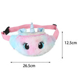 Kids Unicorn Fanny Bag Waist Wallet Phone Chain Hip Pouch Girls Belt Purse