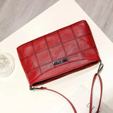 Women Splicing Block Small Square Bag PU Leather Casual Shoulder Bags