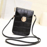 Mini Cell Phone Bags 2 Layer PU Leather Small Shoulder Crossbody Bag Clutch Bag