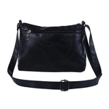 Women's Soft Leather Shoulder Bag Multi-layer Crossbody Bag