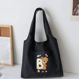 Canvas Vest Bag Women's Reusable Shopping Bags Casual Tote Bag