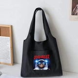 Canvas Commuter Shopper Vest Bag Women's Shopping Bags Cotton Cloth Astronaut Se