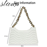 Rhombus Shoulder Bag PU Leather Handbag