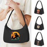 Women Underarm Bags Clutches Shoulder Handbag Cat Print