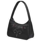 Constellation Print Underarm Hobo Bag Ladies Shoulder Purse Harajuku Style