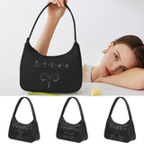 Constellation Print Underarm Hobo Bag Ladies Shoulder Purse Harajuku Style