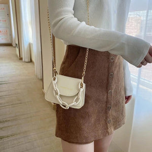 Women Mini Handbag Summer Chain Crossbody Bag Jelly Bag