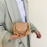 Women Mini Handbag Summer Chain Crossbody Bag Jelly Bag