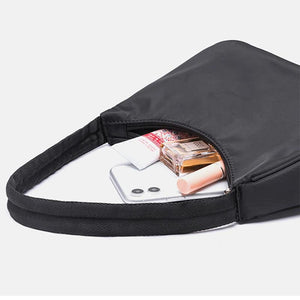 Initials Print Underarm Shoulder Bag for Women