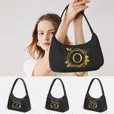Letter Print Shoulder Hobo Bag Casual Handbag Purse 2022 New