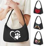 Underarm Bags Ladies Shoulder Bags 2022 Casual Handbag Purses Love Print