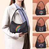 Women Shoulder Bags Teacher Handbags Harajuku Tote Wallet Clutch Organizer