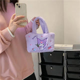 Cartoon Animal Plush Shoulder Bag Girls Small Handbag