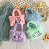 Cartoon Animal Plush Shoulder Bag Girls Small Handbag