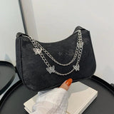 2022 Lace Armpit Bag Chain Retro Crossbody Handbag