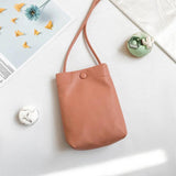 Women Bucket Shoulder Bags Pu Leather Card Holders Crossbody Bags