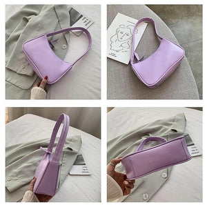 Women Retro Solid Totes Bags Casual Mini Handbag Lady Evening Bag