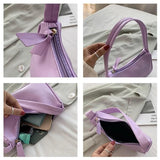 Women Retro Solid Totes Bags Casual Mini Handbag Lady Evening Bag