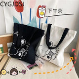 Canvas Tote Bags for Women Shoulder Bag Side Bags for Ladies Handbags