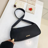 Nylon Totes Bags Shoulder Underarm Bag Women Casual Solid Handbags