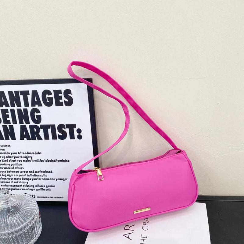 Nylon Totes Bags Shoulder Underarm Bag Women Casual Solid Handbags