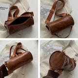 Soft Leather Shoulder Crossbody Bag for Women