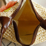 Retro Casual Women's Totes Shoulder Bag Straw Handbags 2021