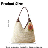 Retro Casual Women's Totes Shoulder Bag Straw Handbags 2021