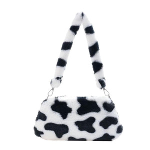 Animal Pattern Shoulder Bag Top-handle Tote Party Clutch