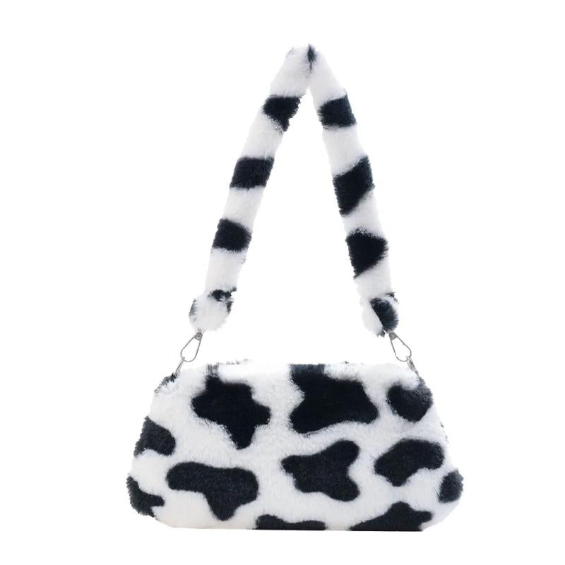 Animal Pattern Shoulder Bag Top-handle Tote Party Clutch