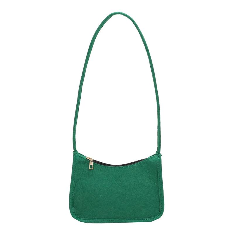 Solid Shoulder Bag Female Messenger Bag Women Zipper Handbag