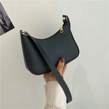 Vintage PU Leather Women's Shoulder Bag Casual Underarm Hobo Handbag
