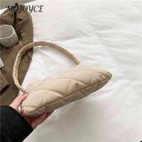 Quilted Women's Commute Bag Nylon Zipper for Autumn Winter