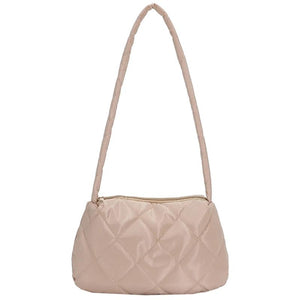 Quilted Women's Commute Bag Nylon Zipper for Autumn Winter