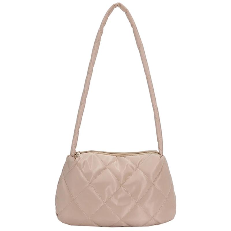 Quilted Women's Commute Bag Nylon Zipper for Autumn Winter