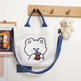 Corduroy Single Shoulder Bag Messenger Bag Solid Buckle
