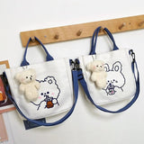 Corduroy Single Shoulder Bag Messenger Bag Solid Buckle
