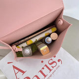 Women's Small Messenger Bag Candy Lock Buckle