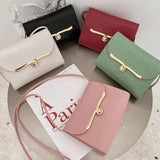 Women's Small Messenger Bag Candy Lock Buckle