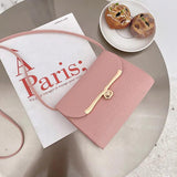 Women's Small Messenger Bag Candy Lock Buckle