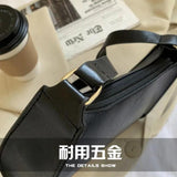 Retro Women's Shoulder Bag Tote Solid Underarm Messenger Handbag