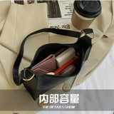 Retro Women's Shoulder Bag Tote Solid Underarm Messenger Handbag