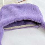 Cherry Pattern Shoulder Bag Plush Autumn Winter Style