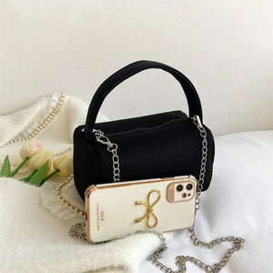 Summer Candy Colour Box Square Bag Mini Handbag Chain Crossbody Bag