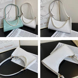Crocodile Pattern PU Leather Shoulder Bag